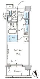 パークアクシス駒込ヒルトップ 110 間取り図