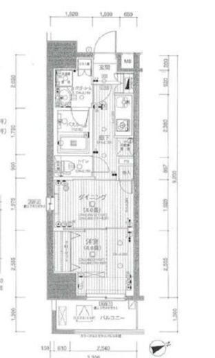 日神デュオステージ浅草三筋 10階 間取り図