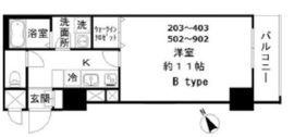 メゾン ASAKUSA G3 802 間取り図