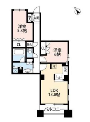 ザ・パームス日本橋リバーサイドタワー 11階 間取り図