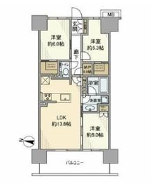 メイツ深川住吉 2階 間取り図