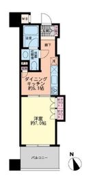 アパガーデンズ新宿戸山公園 2階 間取り図