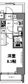 S-RESIDENCE亀戸lume (エスレジデンス亀戸ルーメ) 304 間取り図