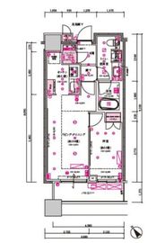 目黒第一マンションズ 1206 間取り図