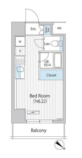 アレージュマン日本橋人形町 603 間取り図