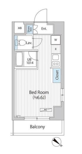 アレージュマン日本橋人形町 705 間取り図