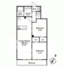 UTOPIA長者丸 3F1 間取り図