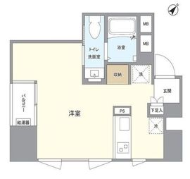 フレスカ代々木上原2 301 間取り図