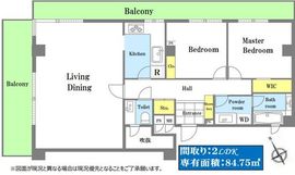 カームハウス東山 303 間取り図