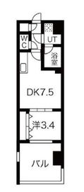 シーズンフラッツ錦糸町WEST 902 間取り図