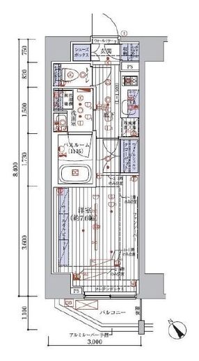 ブライズ東池袋 3階 間取り図