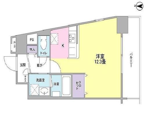 L'axe京急蒲田 （ラグゼ京急蒲田） 606 間取り図