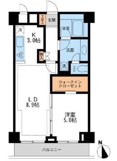 NTPRレジデンス鷹番 206 間取り図
