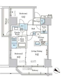 パークアクシス赤羽南 620 間取り図