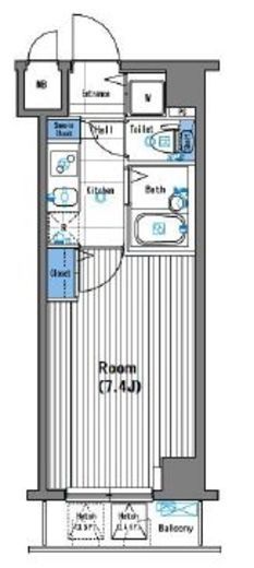 グランド・ガーラ三田 2階 間取り図
