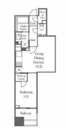 プラウド千代田淡路町 4階 間取り図