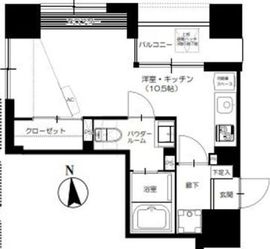 ラ・ヴィエルジュ白金 303 間取り図