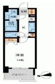 プライマル浅草橋 804 間取り図