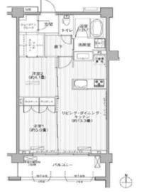 グランフェリシア経堂赤堤 2階 間取り図