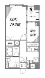 スミール都立大 5階 間取り図