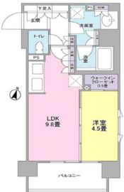 クローバー神田紺屋町 304 間取り図