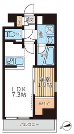 アジールコート西馬込2 301 間取り図