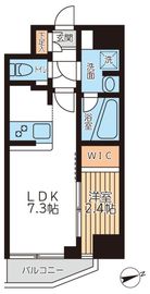 アジールコート西馬込2 308 間取り図