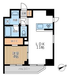 アジールコート西馬込2 207 間取り図