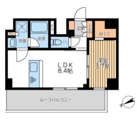 アジールコート西馬込2 501 間取り図