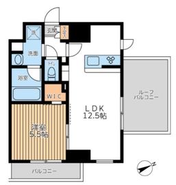 アジールコート西馬込2 503 間取り図