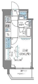 クレヴィアリグゼ南品川 502 間取り図