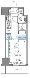 レジディア南品川プレイス 504 間取り図