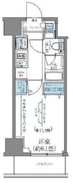 クレヴィアリグゼ南品川 805 間取り図