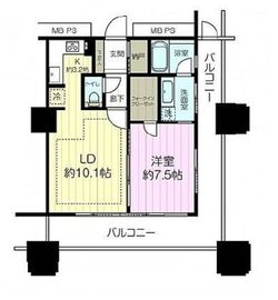 東京レジデンス千代田九段下 2階 間取り図