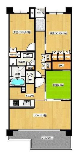 パークホームズ西馬込 3階 間取り図