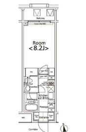 プライマル新宿若松町 302 間取り図