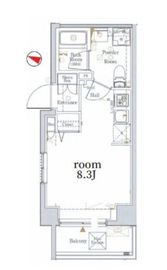 ログ代々木 502 間取り図