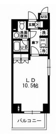 レジディア杉並方南町 701 間取り図