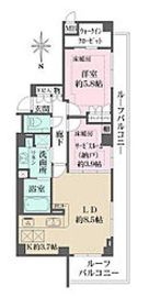 高輪・伊皿子坂ハイツ 6階 間取り図