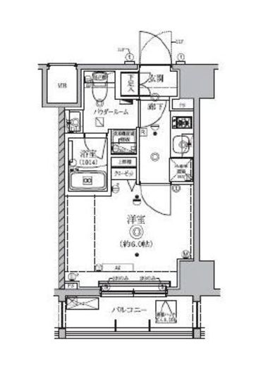 QUALITAS南大井 (クオリタス南大井) 203 間取り図