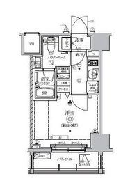 QUALITAS南大井 (クオリタス南大井) 1102 間取り図