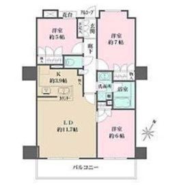 グランスイート日本橋人形町 6階 間取り図