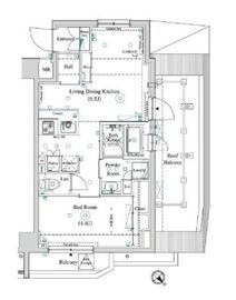 ガリシア大塚 5階 間取り図