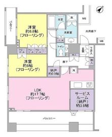 パークホームズ武蔵小山 8階 間取り図