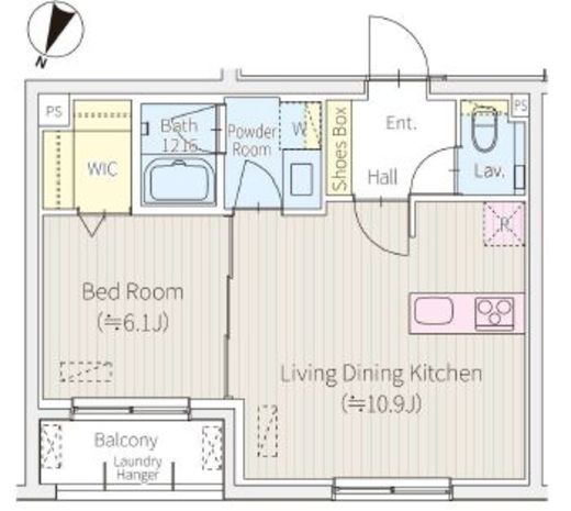 OP.St.M (オーパス・セイント・エム) 204 間取り図