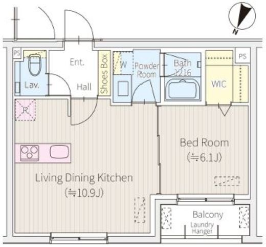 OP.St.M (オーパス・セイント・エム) 305 間取り図