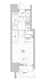 大森海岸レジデンス 1203 間取り図