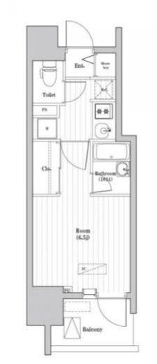 大森海岸レジデンス 905 間取り図