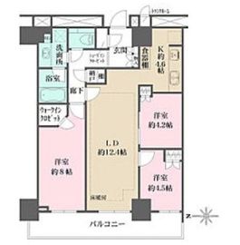 パークハウス清澄白河タワー 33階 間取り図