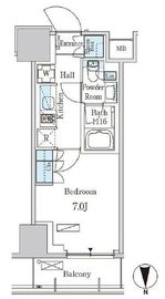 パークアクシス池袋 706 間取り図